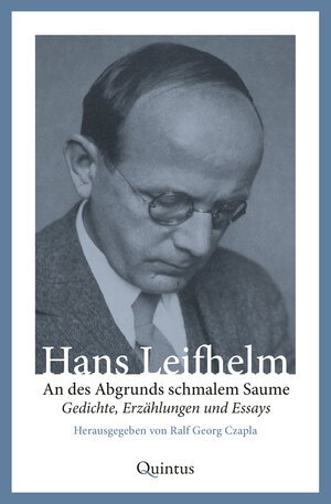 Buchcover An des Abgrunds schmalem Saume | Hans Leifhelm | EAN 9783969820377 | ISBN 3-96982-037-5 | ISBN 978-3-96982-037-7