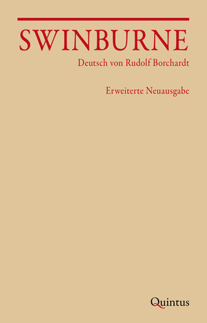 Buchcover Swinburne | Rudolf Borchardt | EAN 9783969820384 | ISBN 3-96982-038-3 | ISBN 978-3-96982-038-4