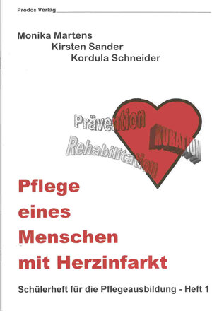 Buchcover Pflege eines Menschen mit Herzinfarkt | Monika Meyer-Rentz | EAN 9783980316835 | ISBN 3-9803168-3-1 | ISBN 978-3-9803168-3-5