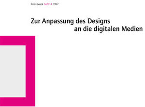 Buchcover form + zweck 14  | EAN 9783980467933 | ISBN 3-9804679-3-7 | ISBN 978-3-9804679-3-3