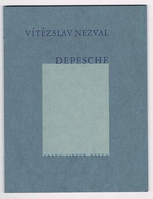 Buchcover Depesche | Vitězslav Nezval | EAN 9783980585149 | ISBN 3-9805851-4-X | ISBN 978-3-9805851-4-9