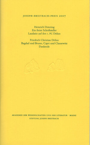 Buchcover Joseph-Breitbach-Preis 2007  | EAN 9783980733595 | ISBN 3-9807335-9-9 | ISBN 978-3-9807335-9-5