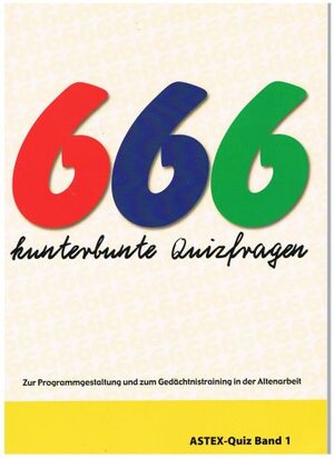 Buchcover 666 kunterbunte Quizfragen | Karl Mangei | EAN 9783980780407 | ISBN 3-9807804-0-6 | ISBN 978-3-9807804-0-7