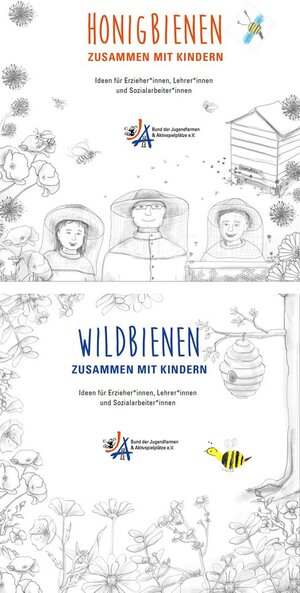 Buchcover Honigbienen / Wildbienen - Zusammen mit Kindern | Dr. Catarina von Schwerin | EAN 9783981009675 | ISBN 3-9810096-7-3 | ISBN 978-3-9810096-7-5