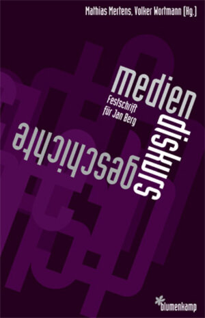 Buchcover MedienDiskursGeschichte  | EAN 9783981068559 | ISBN 3-9810685-5-6 | ISBN 978-3-9810685-5-9