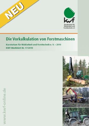Buchcover Die Vorkalkulation von Forstmaschinen | Andreas Forbring | EAN 9783981133554 | ISBN 3-9811335-5-2 | ISBN 978-3-9811335-5-4
