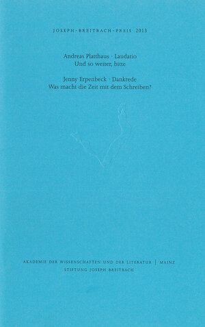 Buchcover Joseph-Breitbach-Preis 2013  | EAN 9783981218275 | ISBN 3-9812182-7-2 | ISBN 978-3-9812182-7-5