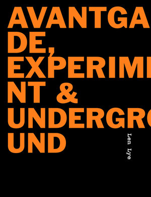 Buchcover Avantgarde, Experiment & Underground | Daniel Kothenschulte | EAN 9783981271447 | ISBN 3-9812714-4-0 | ISBN 978-3-9812714-4-7