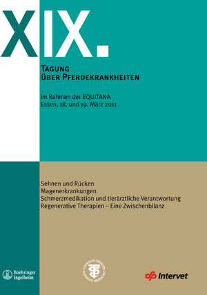 Buchcover XIX. Tagung über Pferdekrankheiten im Rahmen der Equitana  | EAN 9783981284843 | ISBN 3-9812848-4-4 | ISBN 978-3-9812848-4-3