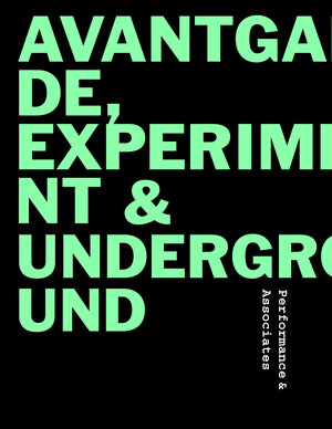 Buchcover Avantgarde, Experiment & Underground Bd.5 | Stefanie Stallschus | EAN 9783981342659 | ISBN 3-9813426-5-8 | ISBN 978-3-9813426-5-9