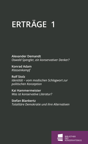 Buchcover Erträge | Alexander Demandt | EAN 9783981431018 | ISBN 3-9814310-1-4 | ISBN 978-3-9814310-1-8