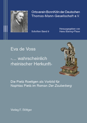Buchcover "...wahrscheinlich rheinischer Herkunft" | Eva de Voss | EAN 9783981634327 | ISBN 3-9816343-2-2 | ISBN 978-3-9816343-2-7