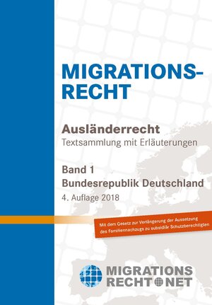 Buchcover Ausländerrecht/Migrationsrecht, BRD, Band 1 | Olav Rumpf | EAN 9783981648447 | ISBN 3-9816484-4-7 | ISBN 978-3-9816484-4-7