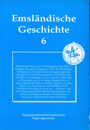 Buchcover Emsländische Geschichte 6 | Helmut Lensing | EAN 9783981716634 | ISBN 3-9817166-3-9 | ISBN 978-3-9817166-3-4