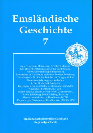 Buchcover Emsländische Geschichte 7 | Helmut Lensing | EAN 9783981716641 | ISBN 3-9817166-4-7 | ISBN 978-3-9817166-4-1