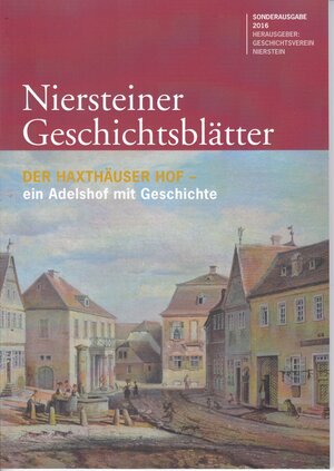 Buchcover Niersteiner Geschichtsblätter  | EAN 9783981789805 | ISBN 3-9817898-0-6 | ISBN 978-3-9817898-0-5