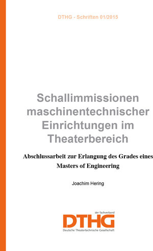 Buchcover Schallimmissionen maschinentechnischer Einrichtungen (Print) | Joachim Hering | EAN 9783981803563 | ISBN 3-9818035-6-6 | ISBN 978-3-9818035-6-3