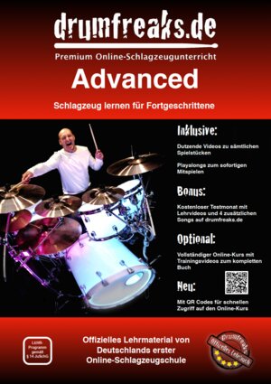 Buchcover Drumfreaks-"Advanced" | Michael Christoph | EAN 9783982002866 | ISBN 3-9820028-6-9 | ISBN 978-3-9820028-6-6