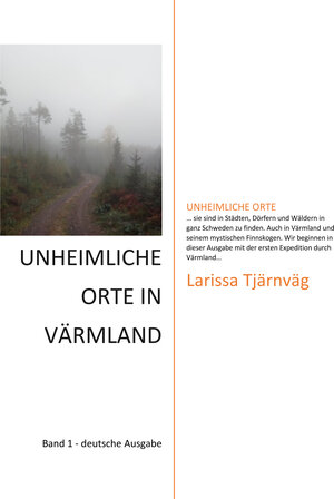 Buchcover Unheimliche Orte in Värmland | Larissa Tjärnväg | EAN 9783982178295 | ISBN 3-9821782-9-0 | ISBN 978-3-9821782-9-5