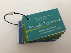 Buchcover Methoden to go online | Eva-Maria Schumacher | EAN 9783982289007 | ISBN 3-9822890-0-9 | ISBN 978-3-9822890-0-7
