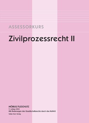 Buchcover Zivilprozessrecht II | Claudia Fleschutz | EAN 9783982290713 | ISBN 3-9822907-1-6 | ISBN 978-3-9822907-1-3