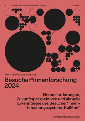 Buchcover Besucher*innenforschung 2024 | Thomas Dr. Renz | EAN 9783982486383 | ISBN 3-9824863-8-6 | ISBN 978-3-9824863-8-3