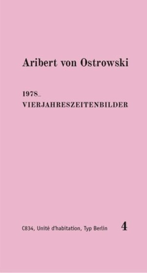 Buchcover 1978_Vierjahreszeitenbilder  | EAN 9783982487663 | ISBN 3-9824876-6-8 | ISBN 978-3-9824876-6-3