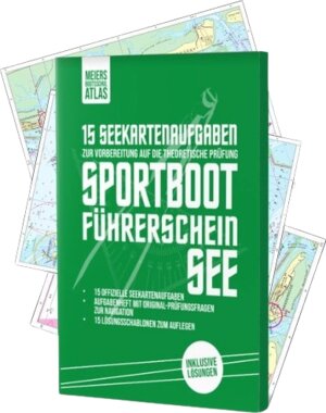 Buchcover Seekartenaufgaben zum Sportbootführerschein See | Swen Meier | EAN 9783982528410 | ISBN 3-9825284-1-0 | ISBN 978-3-9825284-1-0