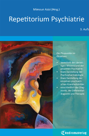 Buchcover Repetitorium Psychiatrie (dritte Auflage) | Mimoun Azizi | EAN 9783985276257 | ISBN 3-98527-625-0 | ISBN 978-3-98527-625-7
