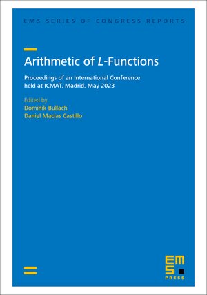 Buchcover Arithmetic of $L$-Functions | EAN 9783985470846 | ISBN 3-98547-084-7 | ISBN 978-3-98547-084-6