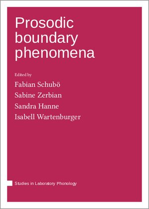 Buchcover Prosodic boundary phenomena | Fabian Schubö | EAN 9783985540679 | ISBN 3-98554-067-5 | ISBN 978-3-98554-067-9