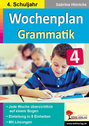 Buchcover Wochenplan Grammatik / Klasse 4 | Autorenteam Kohl-Verlag | EAN 9783985580415 | ISBN 3-98558-041-3 | ISBN 978-3-98558-041-5