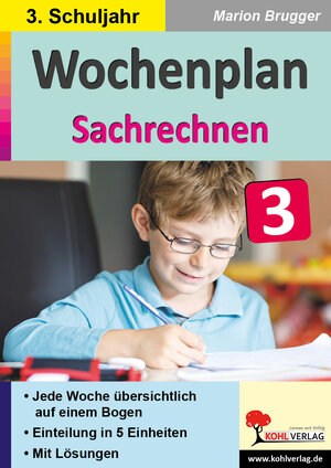 Buchcover Wochenplan Sachrechnen / Klasse 3 | Marion Brugger | EAN 9783985580545 | ISBN 3-98558-054-5 | ISBN 978-3-98558-054-5