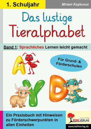 Buchcover Das lustige Tieralphabet 1 | Miriam Kaykusuz | EAN 9783985582198 | ISBN 3-98558-219-X | ISBN 978-3-98558-219-8