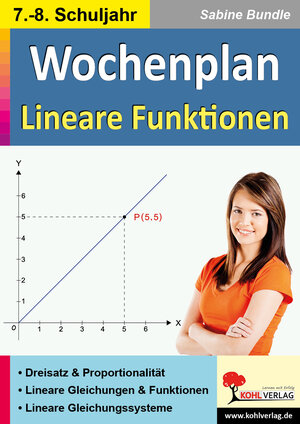 Buchcover Wochenplan Lineare Funktionen / Klasse 7-8 | Sabine Bundle | EAN 9783985583881 | ISBN 3-98558-388-9 | ISBN 978-3-98558-388-1