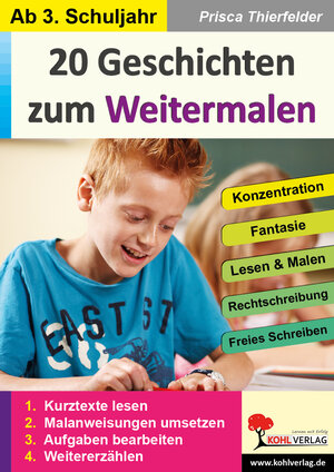 Buchcover 20 Geschichten zum Weitermalen / Klasse 3-4 | Prisca Thierfelder | EAN 9783985585090 | ISBN 3-98558-509-1 | ISBN 978-3-98558-509-0