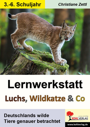 Buchcover Lernwerkstatt Luchs, Wildkatze & Co | Christiane Zettl | EAN 9783985585113 | ISBN 3-98558-511-3 | ISBN 978-3-98558-511-3