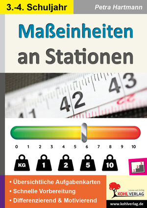Buchcover Maßeinheiten an Stationen / Klasse 3-4 | Petra Hartmann | EAN 9783985585984 | ISBN 3-98558-598-9 | ISBN 978-3-98558-598-4