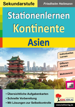 Buchcover Stationenlernen Kontinente / Asien | Friedhelm Heitmann | EAN 9783985588985 | ISBN 3-98558-898-8 | ISBN 978-3-98558-898-5