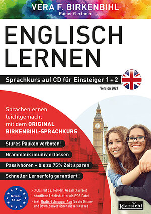 Buchcover Englisch lernen für Einsteiger 1+2 (ORIGINAL BIRKENBIHL) | Vera F. Birkenbihl | EAN 9783985840021 | ISBN 3-98584-002-4 | ISBN 978-3-98584-002-1