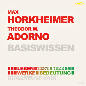 Buchcover Max Horkheimer und Theodor W. Adorno – Basiswissen | Bert Alexander Petzold | EAN 9783985871391 | ISBN 3-98587-139-6 | ISBN 978-3-98587-139-1