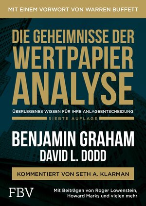 Buchcover Die Geheimnisse der Wertpapieranalyse | Benjamin Graham | EAN 9783986094942 | ISBN 3-98609-494-6 | ISBN 978-3-98609-494-2