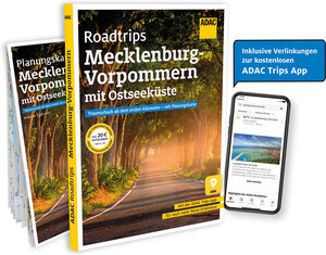 Buchcover ADAC Roadtrips Mecklenburg-Vorpommern mit Ostseeküste | Katja Gartz | EAN 9783986450762 | ISBN 3-98645-076-9 | ISBN 978-3-98645-076-2