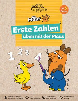 Buchcover Erste Zahlen üben mit der Maus. Für Kinder ab 5 Jahren | EAN 9783987640438 | ISBN 3-98764-043-X | ISBN 978-3-98764-043-8