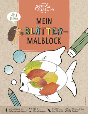 Buchcover Mein Blätter-Malblock. Für Kinder ab 3 Jahren  | EAN 9783987640520 | ISBN 3-98764-052-9 | ISBN 978-3-98764-052-0