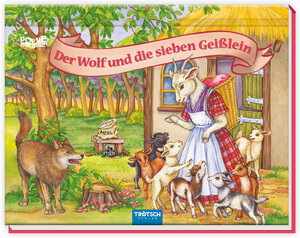 Buchcover Trötsch Märchenbuch Pop-up-Buch Der Wolf und die sieben Geißlein  | EAN 9783988020598 | ISBN 3-98802-059-1 | ISBN 978-3-98802-059-8