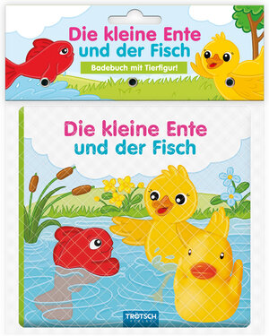 Buchcover Trötsch Badebuch mit Tierfigur Die kleine Ente und der Fisch  | EAN 9783988020628 | ISBN 3-98802-062-1 | ISBN 978-3-98802-062-8