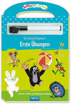 Buchcover Trötsch Der kleine Maulwurf Schreib und wisch weg Erste Übungen Pappenbuch  | EAN 9783988020673 | ISBN 3-98802-067-2 | ISBN 978-3-98802-067-3