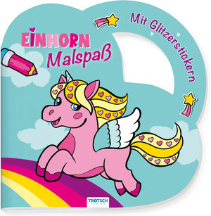 Buchcover Trötsch Malbuch Stickermalbuch Einhorn Malspaß | EAN 9783988020727 | ISBN 3-98802-072-9 | ISBN 978-3-98802-072-7