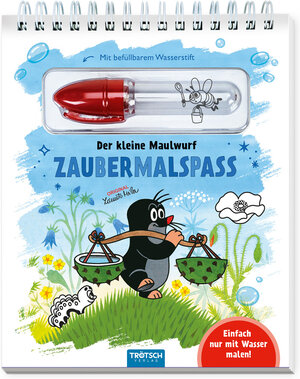 Buchcover Trötsch Der kleine Maulwurf Zaubermalspaß mit Wasserstift Malblock  | EAN 9783988020987 | ISBN 3-98802-098-2 | ISBN 978-3-98802-098-7